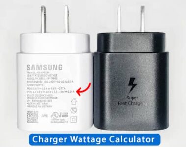 Charger Watt Calculator – All Mobile Charger Watt