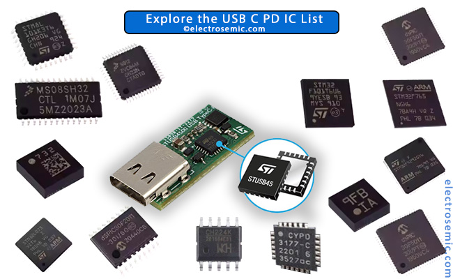 usb c pd ic list and pd controller alternatives